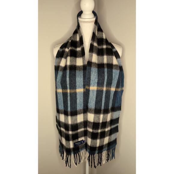 Ballantrae Edinburgh Men's wool tartan plaid scarf - Picture 3 of 4